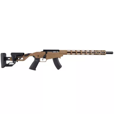 Ruger Precision Black Bolt Action Rifle 17 HMR 18" FDE