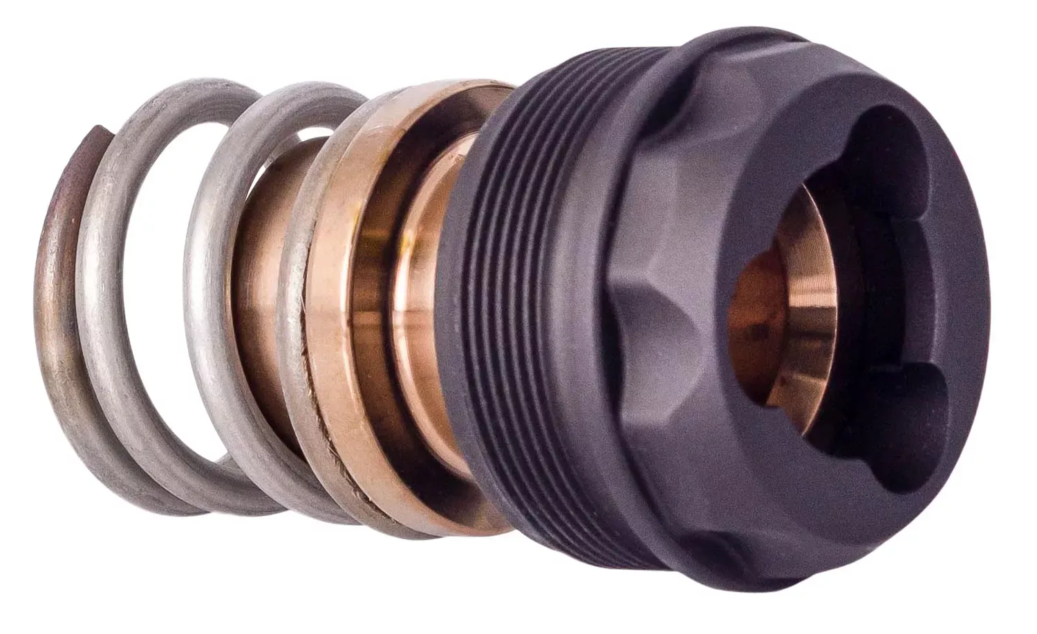 Rugged Supressor 3-Lug Mount 9mm Luger fits Tactical Firearm