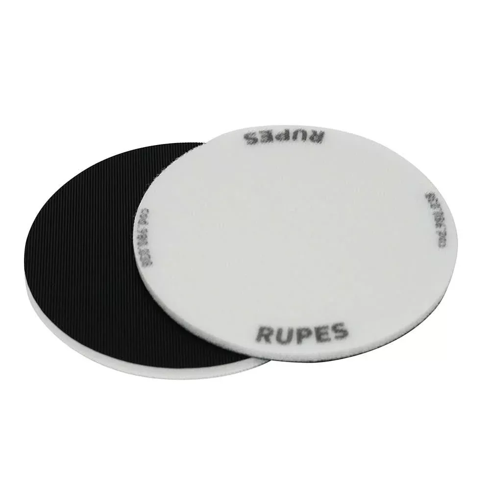 RUPES Foam Interface Pad 125mm No Holes 7mm – 2 Pack for Improved Sanding Performance – 980.038