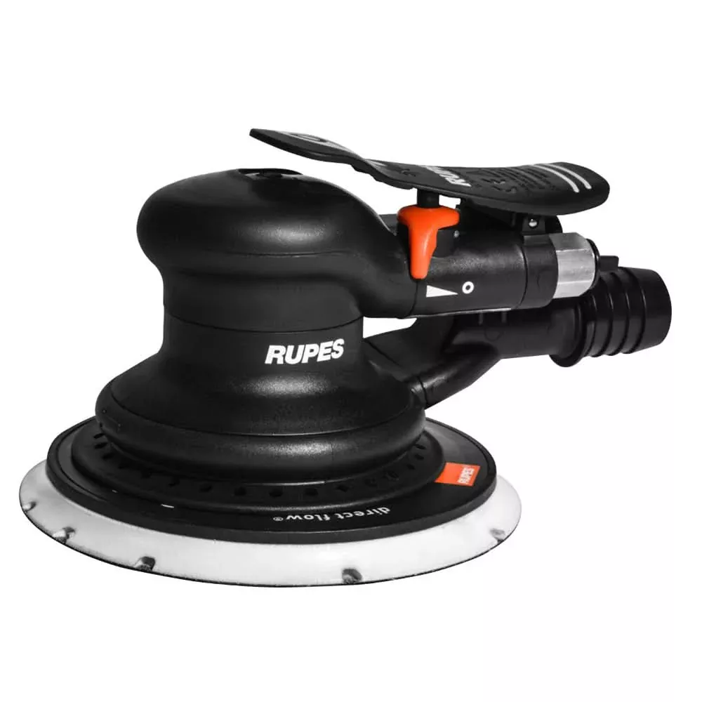 RUPES RH353A Random Orbital Palm Pneumatic Sander with 150mm Pad and 3mm Orbit-Skorpio III (Central Vac) – RH353A