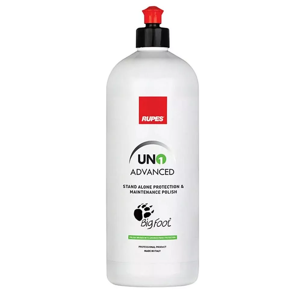 RUPES Uno Advanced Stand Alone Protection & Maintenance Polish 33.8oz – Durable Gloss Enhancer with Nano Technology – 9.ADVANCED
