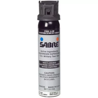 Sabre 53H2O30 Advanced OC/CS Blend Stream Delivery (MK-4) Pepper Spray, 3.3 Ounces