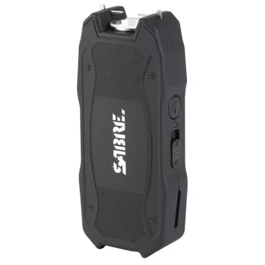 Sabre S-1021 1.5 uC Stun Gun & Flashlight w/ Battery Strength Indicator, Black