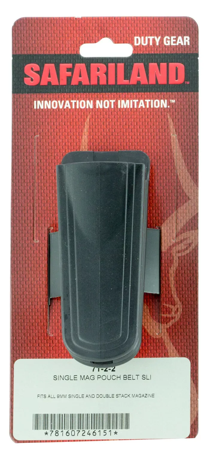 Safariland Double 9mm Luger/40 S&W Single Stack Polymer Black