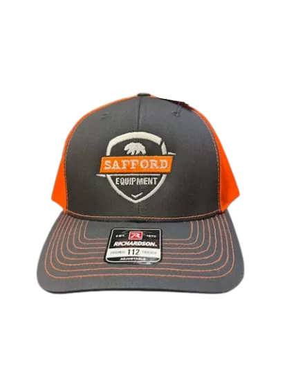 Safford Equipment Cap Orange Shield #SEOSCAP