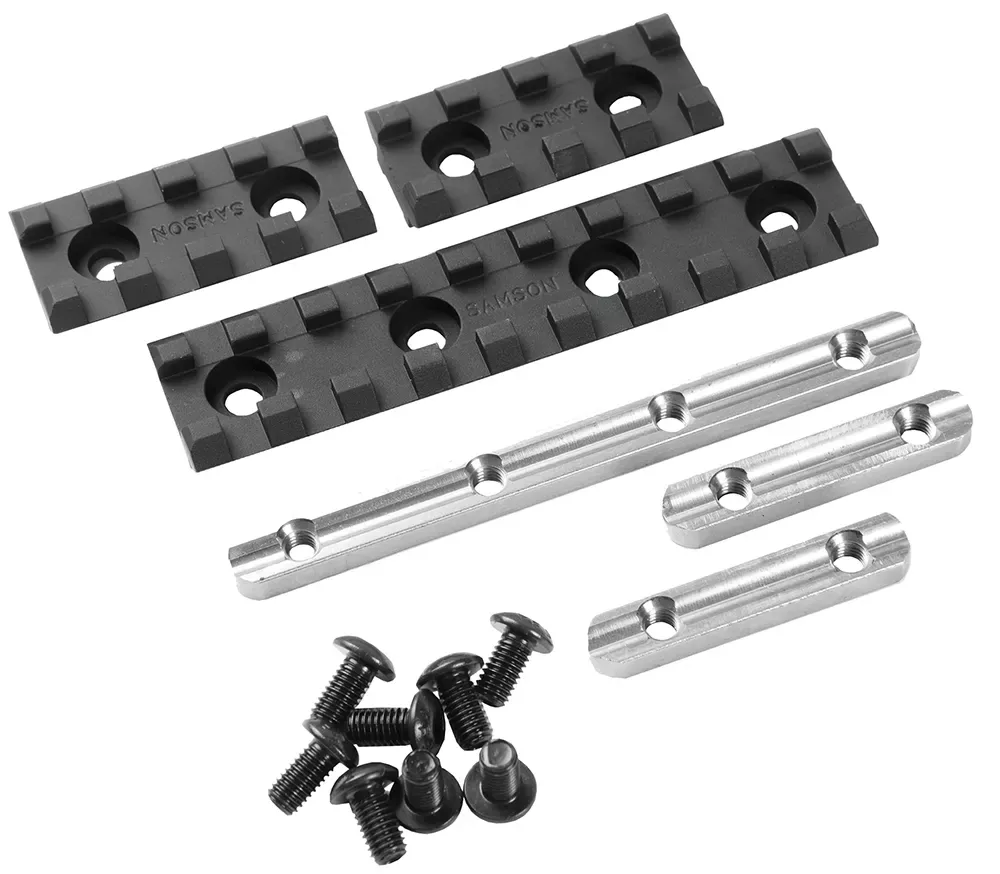 Samson Evolution Series 2" Rail Kit 2 Rails Aluminum Black