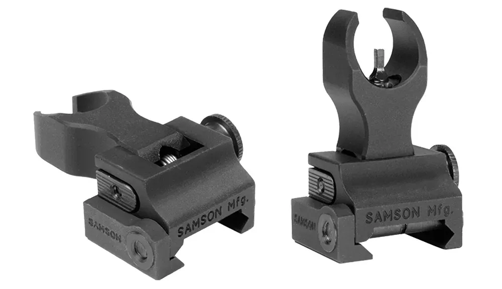 Samson Quick Flip A2 Front Folding Black Anodized for AR-15