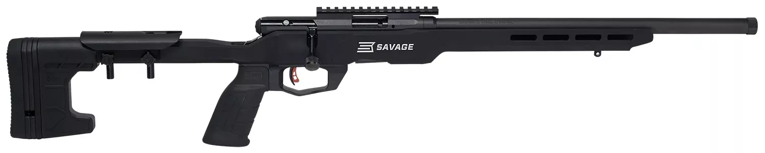 Savage B17 Precision Bolt Action 17 HMR Rifle 18″ 10+1 Black