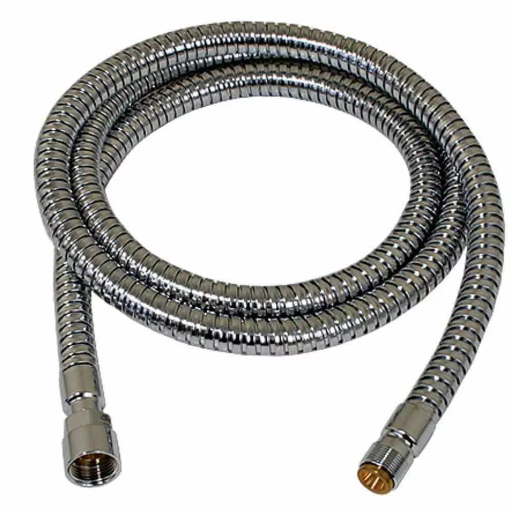 Scandvick 5′ Chrome Flex Hose f/Elbow Sprayer Handles