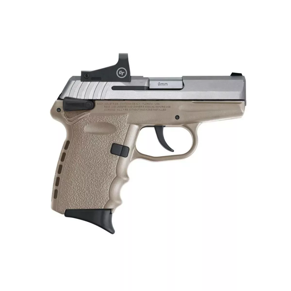 Sccy CPX-1 9MM SS/FDE 10+1 CPX1TTDERD
