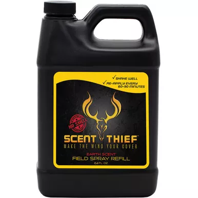 Scent Thief RF64 Field Spray Refill, 64 Ounce, Clear