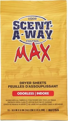 Scent-a-way Max Dryer Sheets 15 Pk.