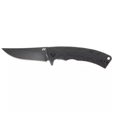 Schrade 1159310 Ferocity Assisted Opening Folding Knife 3.5" Liner Lock AUS-10 Drop Point Blade, Black G10 Handle
