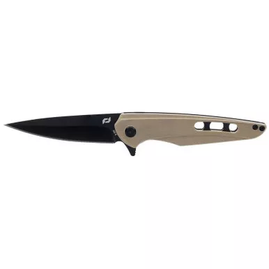 Schrade 1159316 Kinetic Liner Lock Folding Knife 3.5" AUS-8 Drop Point Blade, Flat Dark Earth G10 Handle