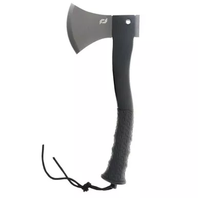 Schrade 1182500 Bedrock Axe 3.75" CR13MOV Flat Grind Blade, Black OverMold Handle