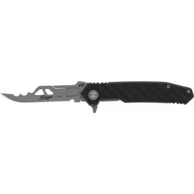 Schrade 1197647 Phantom Enrage 6 Replaceable Blade Folding Knife 2.2" 420 Scalpel Grind Blade, Black Carbon Fiber Handle