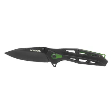 Schrade 3.25" Blade Ultra Glide Green Knife