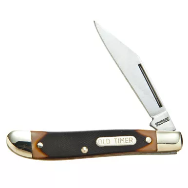 Schrade Old Timer Pal Single Folding Knife 2.25" Brown