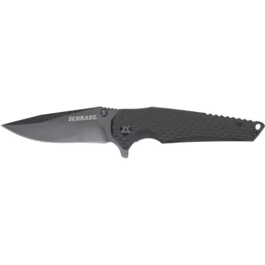Schrade Sweepback Drop Blade Folder Knife