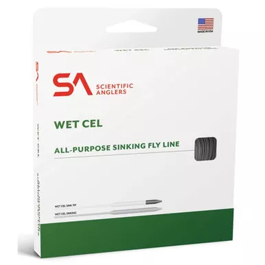 SCIENTIFIC ANGLERS Wet Cel Sink Tip Type IV Green/Charcoal Fly Line