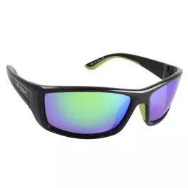 Sea Striker 30101 Rum Runner Sunglasses, Black/Green Mirror Lens