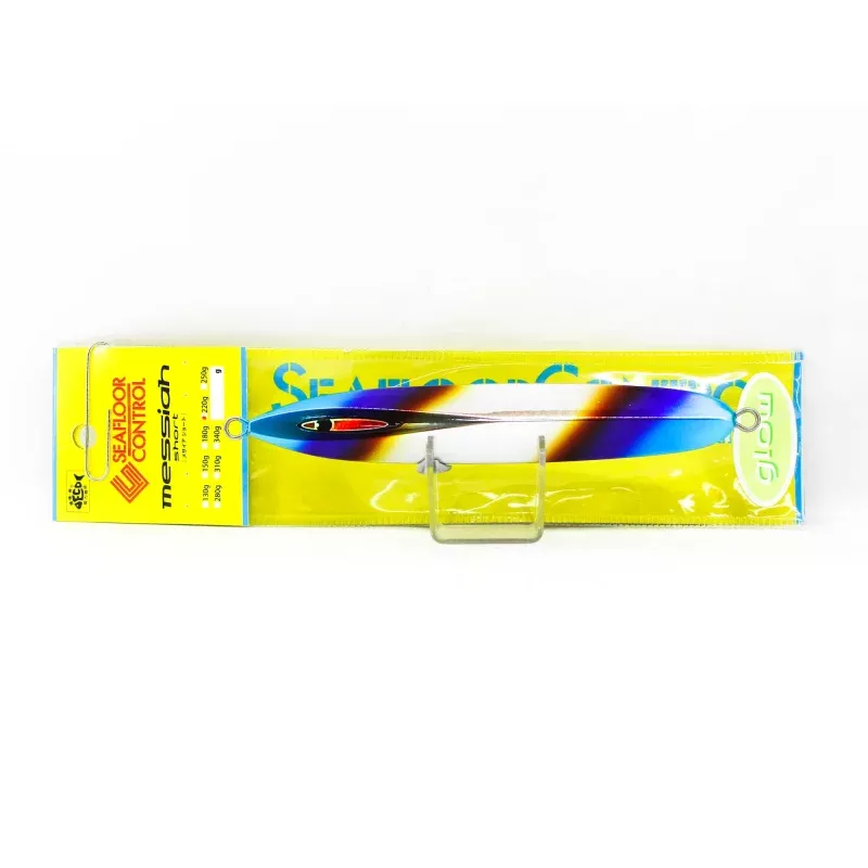 Seafloor Control Metal Jig Messiah short 220 grams Zebra Glow (5328)