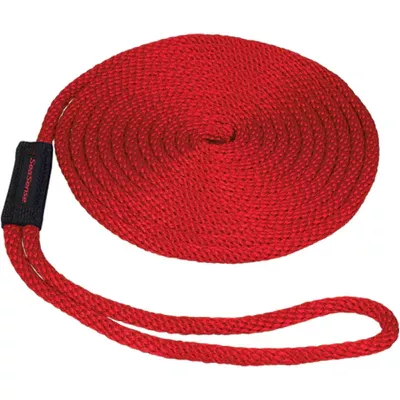 SeaSense Multi-Filament Pre-Spliced Solid Braid Dock Line With Chafe Guard #50013108