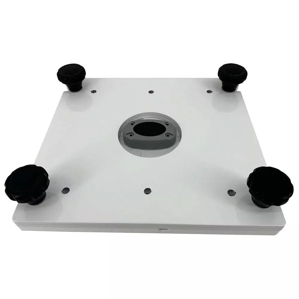 Seaview Removable Base f/Pedestal Mounts w/10×10 Base Plate – White