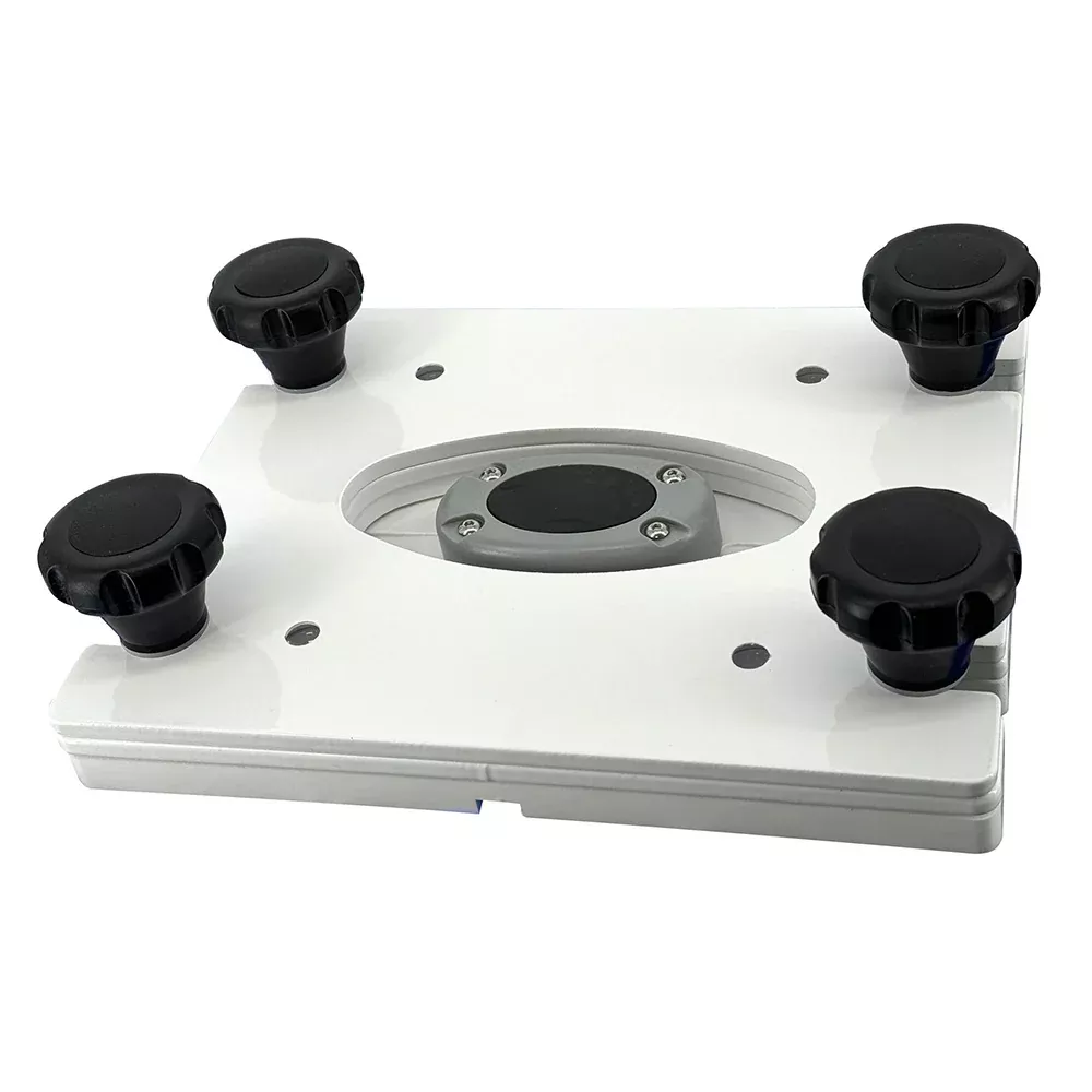 Seaview Removable Base f/Pedestal Mounts w/7×7 Base Plate – White [PMRB7]