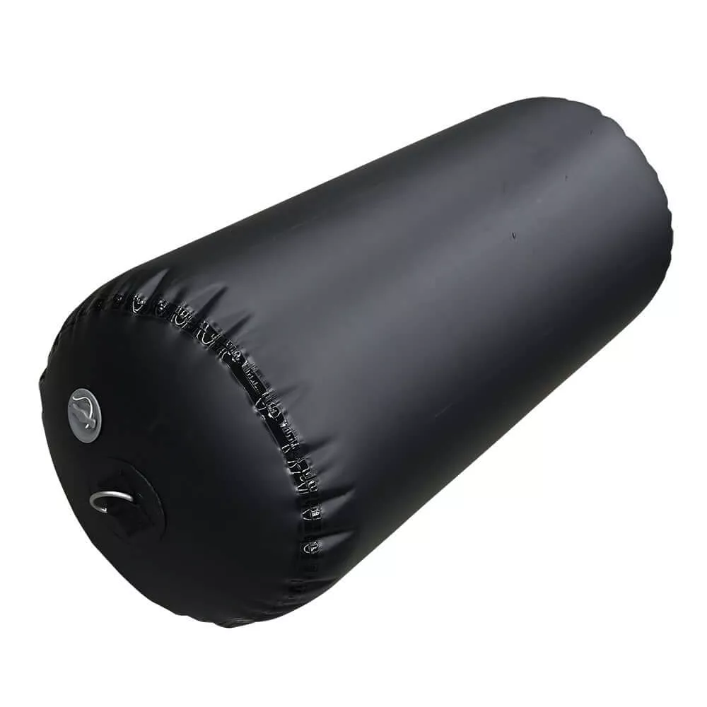 Seipel Marine Specialty Inflatable Fender – 18″ x 36″ – Black – M3401