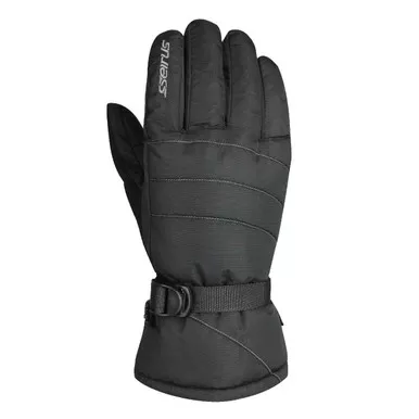 SEIRUS Men's Stitch Black Gloves (1248.1.001)