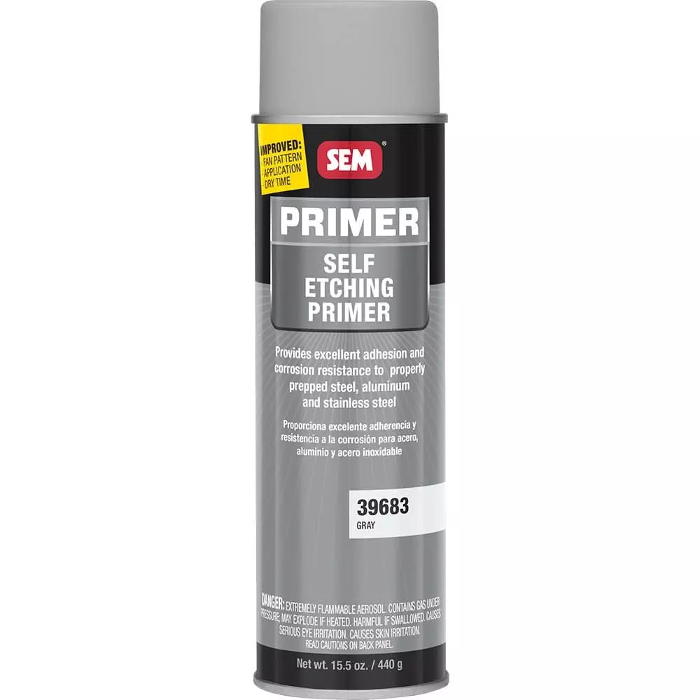 SEM Self Etching Primer 20oz Aerosol Can – Grey for Steel and Aluminum – 39683