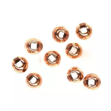 Semperfli Tungsten Slotted Beads 1.5mm (1/16 inch) Copper