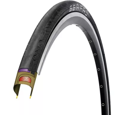 SERFAS Seca Survivor 700x28 Road Tire (STKB-28)
