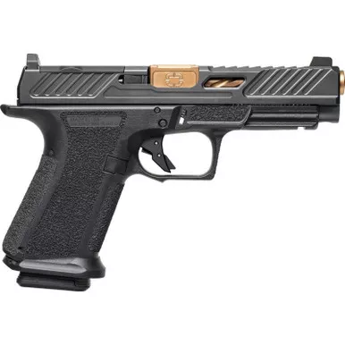 SHADOW SYSTEMS MR920 ELITE BLACK / BRONZE 9MM 4.5" BARREL 15-ROUNDS OPTICS READY