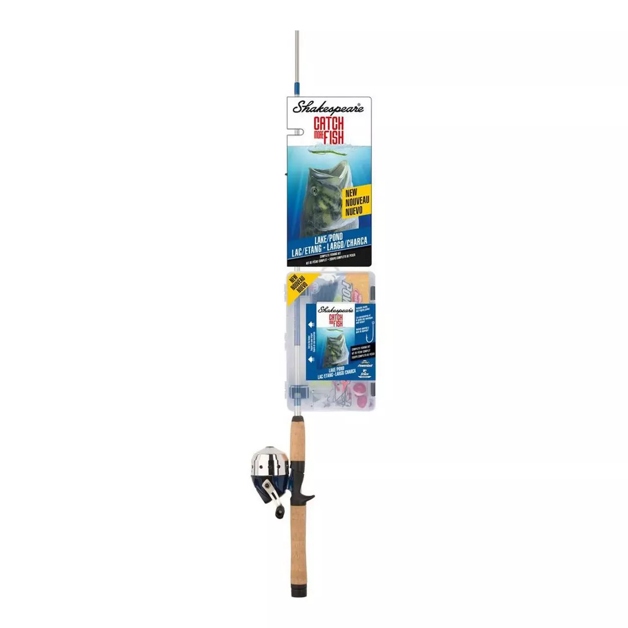 Shakespeare Catch More Fish Lake and Pond Spincast Combo