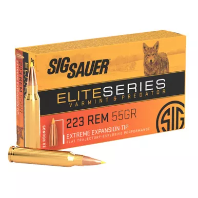 Sig Sauer 223 REM 55GR Varmint and Predator 20 Rounds