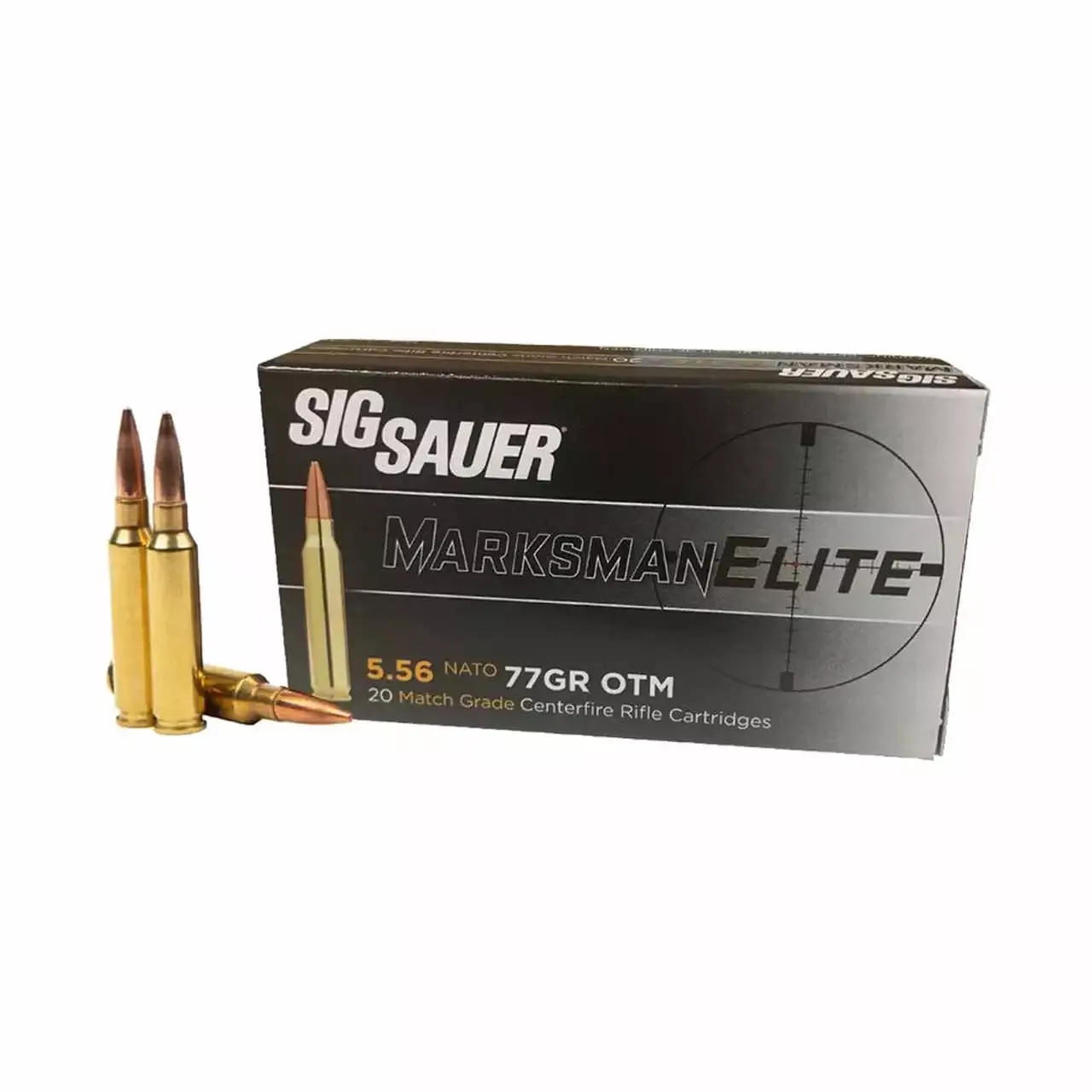 Sig Sauer 5.56x45mm NATO 77gr Match Elite OTM 20rd