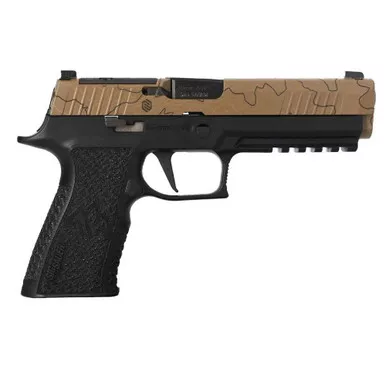 Sig Sauer P320 XTEN Endure 10mm 5″ Barrel 15 Rounds, Topographic Pattern Cerakote