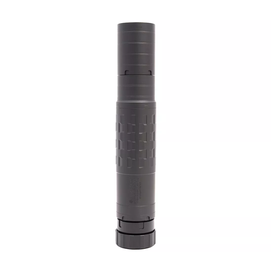 SilencerCo Hybrid 46M Multi-Caliber Silencer 5.78–7.72″ Black Titanium SU5107