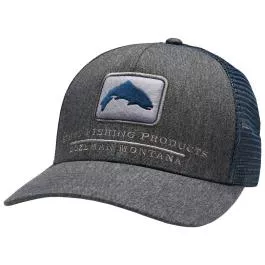 Simms Double Haul Icon Trucker Hat - Tahitian Pearl Heather