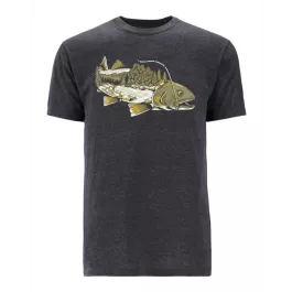Simms Men's Spring Flow T-Shirt - Charcoal Heather - XL