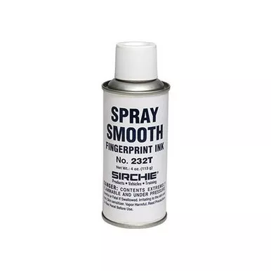 Sirchie 232T Spray Smooth Fingerprint Ink, 4.5 Ounce Aerosol