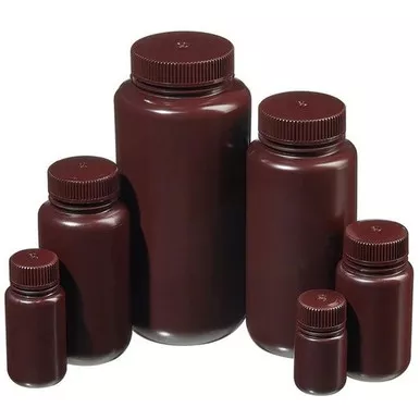 Sirchie Amber Nalgene Lab Quality Bottles