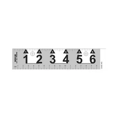 Sirchie Big Numeral Reference Scales, Neutral Gray 12 Pack