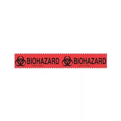 Sirchie BIO300 SirchMARK Biohazard Integrity Tape, Red, 1.5" x 108'