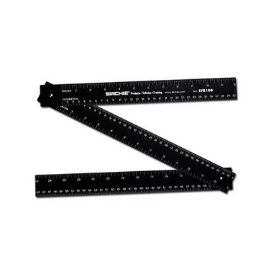 Sirchie EFR100 Photo Evidence Folding Scale, 24" x 12"