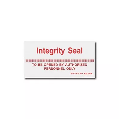 Sirchie EIL04R SirchSeal Integrity Seal Labels, 1.5" x 3", Roll of 100