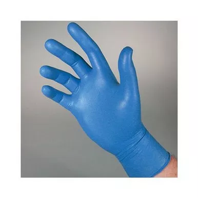 Sirchie Long Cuff Powder-Free Latex Gloves, Blue