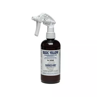 Sirchie LVS500 Basic Yellow After Fuming Fluorescent Dye Spray, 500ml